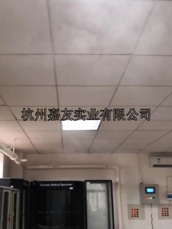 长沙市法医检验中心档案室安装“星欧注册”超声波加湿器