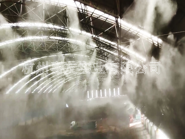 山西长治兴宝钢铁公司安装高压喷雾降尘系统 山西长治兴宝钢铁公司安装高压喷雾降尘系统