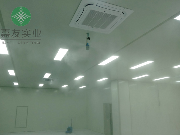 杭州星欧为余姚市城区佳美五金电器厂安装干雾加湿系统