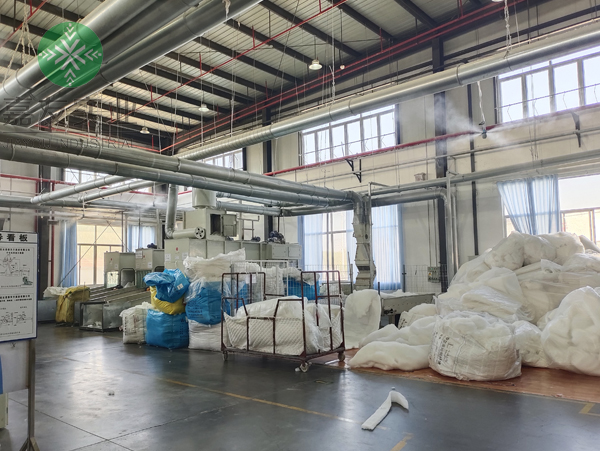 杭州星欧携手宝盈为新东方家纺车间安装干雾加湿器加湿案例 杭州星欧携手宝盈为新东方家纺车间安装干雾加湿器加湿案例