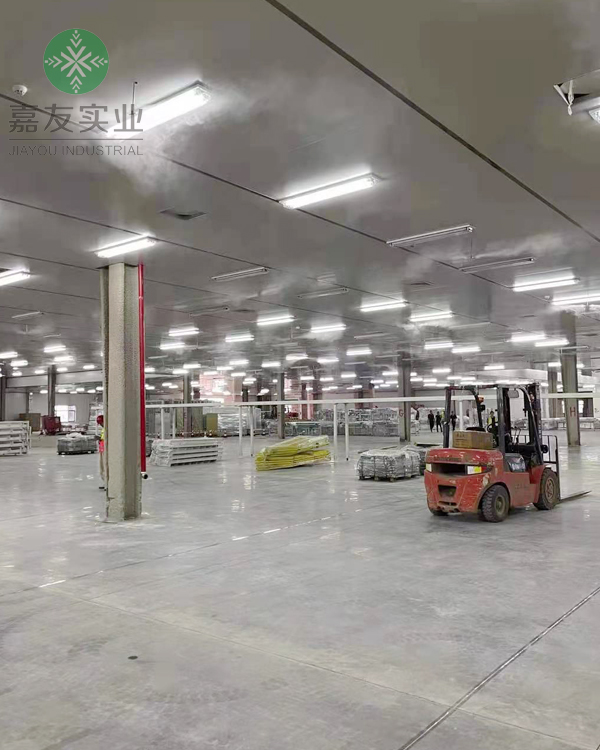 杭州星欧携手无锡特恺鑫科技安装光伏固化车间加湿器案例