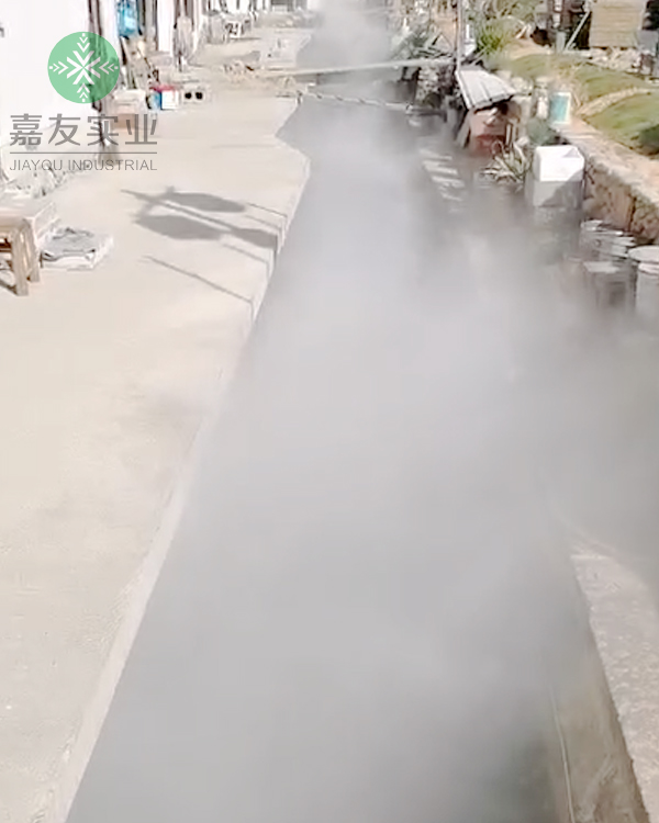 杭州星欧携手龙泉观松为旅游景区水渠安装雾森系统