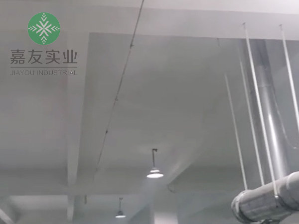 杭州星欧为聚优非织造材料纺织车间安装雾化加湿系统 杭州星欧为聚优非织造材料纺织车间安装雾化加湿系统