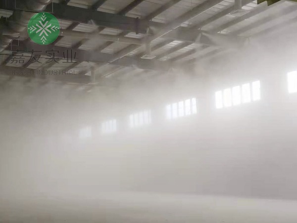 中科博联有机固废资源再生储料棚喷雾降尘除臭9