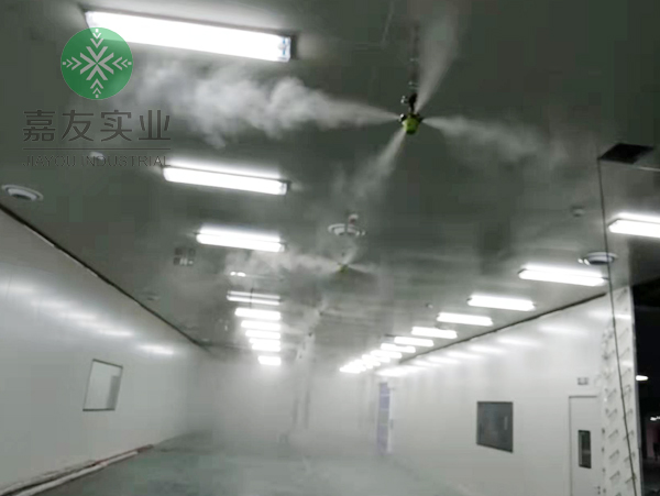杭州星欧干雾加湿器助力精亚光伏车间加湿项目