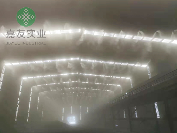 临汾万鑫达焦化干熄焦棚安装杭州星欧高压喷雾降尘系统 临汾万鑫达焦化干熄焦棚安装杭州星欧高压喷雾降尘系统