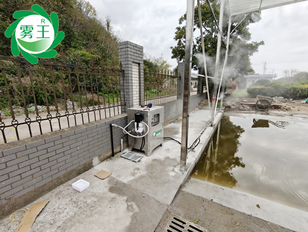 车辆通道高压喷雾消毒除臭系统 (2)
