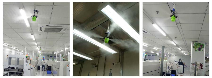 杭州星欧电子车间加湿案例2