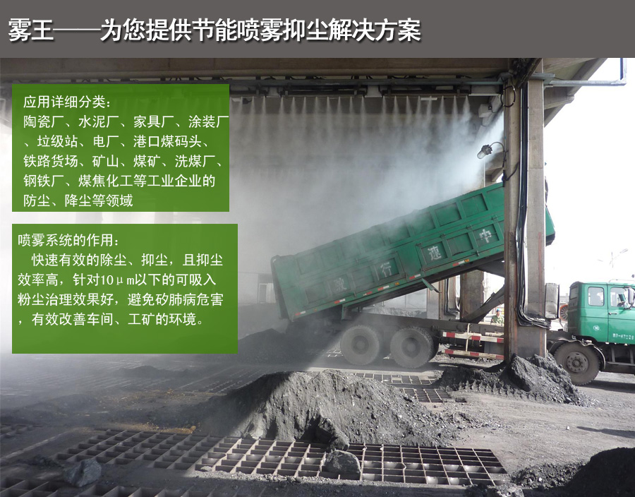 星欧注册提供喷雾抑尘解决方案