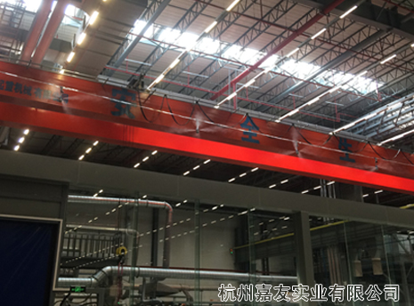 喷涂车间干雾加湿案例 喷涂车间干雾加湿案例