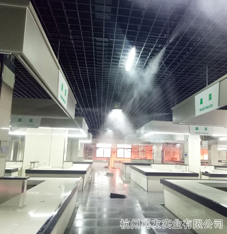 星欧注册喷雾降温设备安装图片3