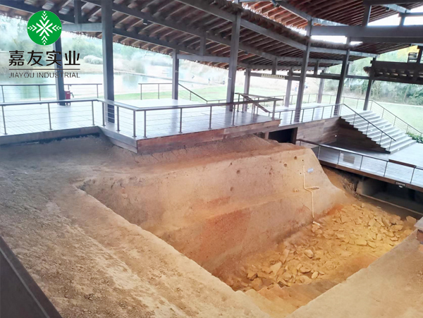 星欧给余杭良渚遗址公园提供古城墙高压微雾加湿方案