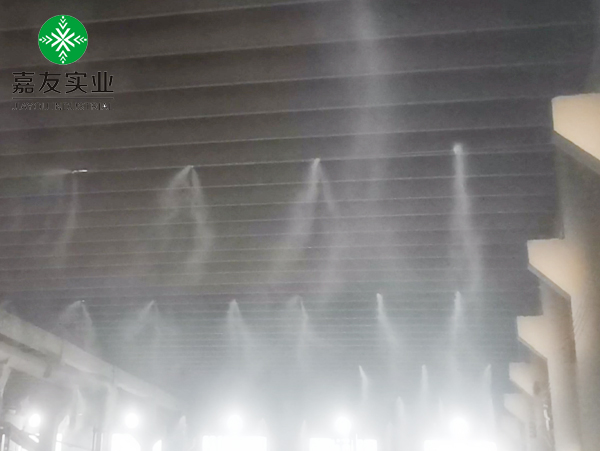 轮毂车间选择星欧注册喷雾降尘系统——助力车间环境净化升级