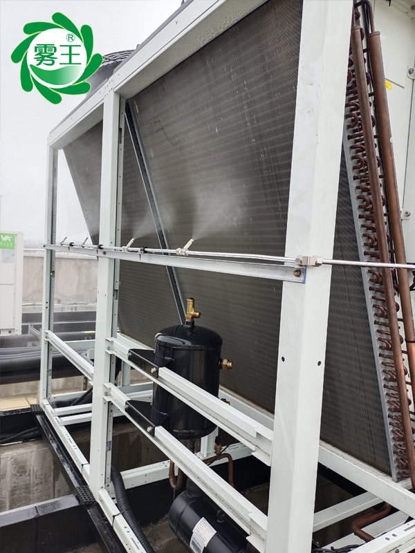 喷雾降温系统新应用——助力炎炎夏季空调外机散热不宕机 喷雾降温系统新应用——助力炎炎夏季空调外机散热不宕机