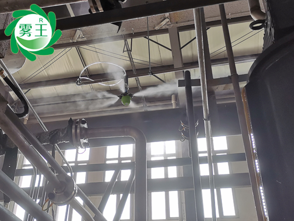 盘锦一企业电子材料制造车间应用星欧注册干雾加湿器控湿提质