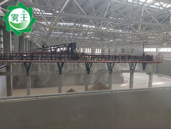 高压喷雾降尘系统助力濮阳一骨料车间智启无尘新“石”代